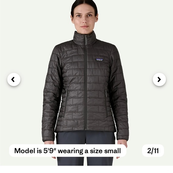 Patagonia Women's Nano Puffer Jacket Black - Picture 2 of 4